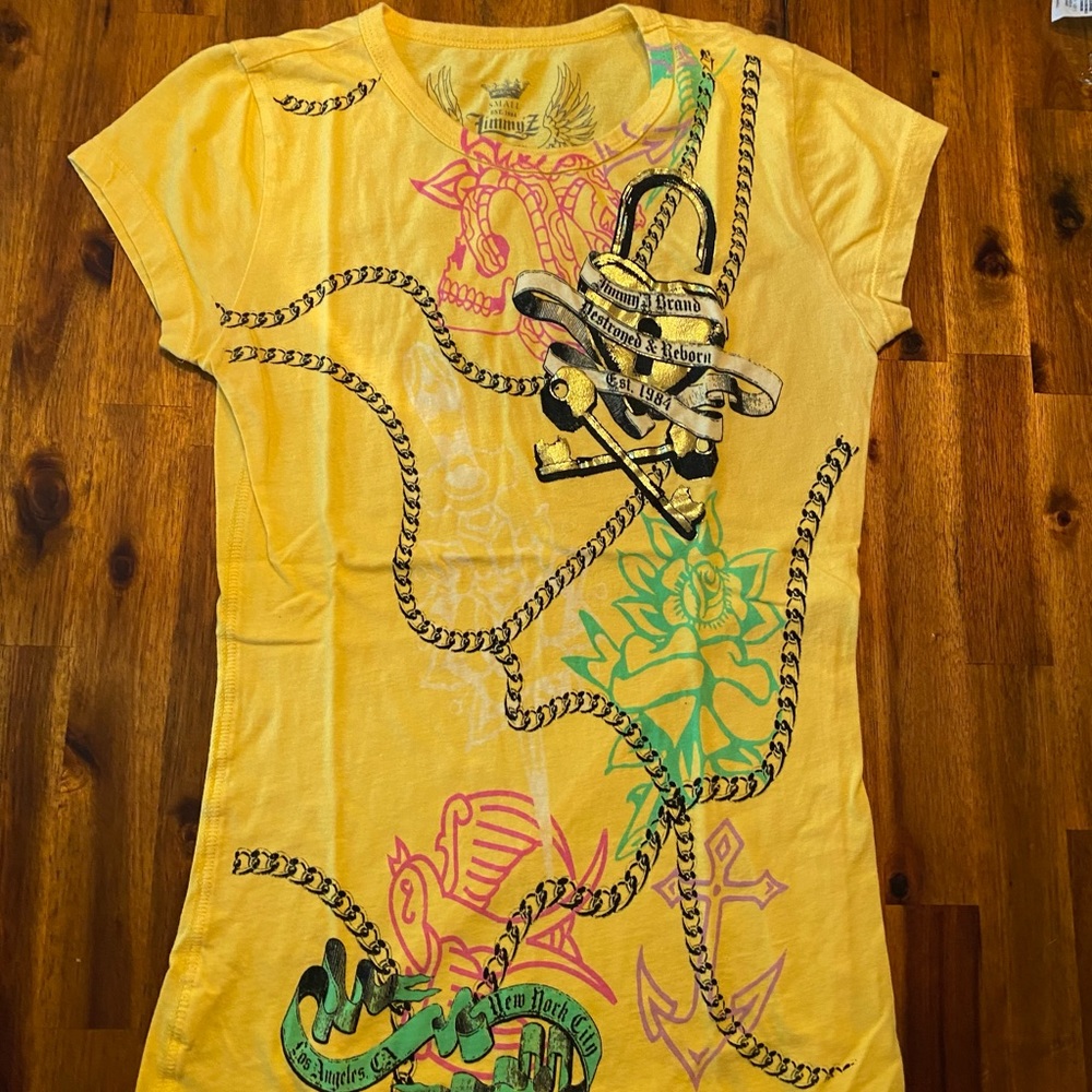 Y2k Jimmy Z tee shirt made in USA